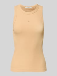 Tanktop mit Logo-Stitching von Scotch & Soda Beige - 5