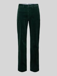 Stretch Straight Fit Cordhose mit Gürtelschlaufen Modell 'BEDFORD von Polo Ralph Lauren Grün - 3