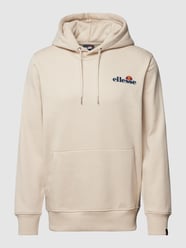Hoodie met labelprint, model 'Olevano' van Ellesse Beige - 40