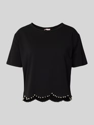 T-Shirt mit Ziersteinbesatz von Liu Jo White - 5