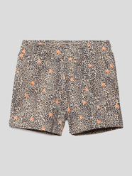 Bermuda met all-over motief van Name It Wit - 32