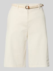 Bermudas mit Gürtel und französischen Eingrifftaschen von Christian Berg Woman - 11