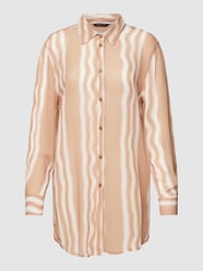 Longbluse mit Streifenmuster von ARMANI EXCHANGE Braun - 47