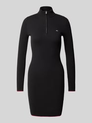 Minikleid mit Zopfmuster von Tommy Jeans Schwarz - 35