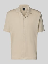 Regular Fit Freizeithemd aus Leinen-Baumwoll-Mix Modell 'H-POWELL' von BOSS Beige - 11