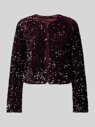 Blazer mit Paillettenbesatz Modell 'XTURNER' von Mango Bordeaux - 10