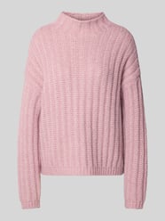 Relaxed Fit Strickpullover aus Baumwoll-Mix Modell 'SAFINEYNY' von HUGO Pink - 28