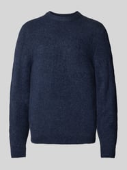 Regular Fit Strickpullover mit Rundhalsausschnitt von MCNEAL Blau - 38