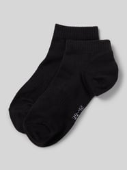 Füßlinge mit elastischem Rippenbündchen im 2er-Pack von Snocks - 12
