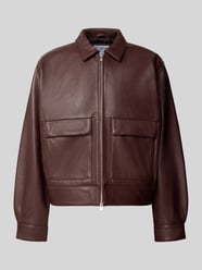 Lederjacke mit Zweiwege-Reißverschluss Modell 'DOGMA' von Edwin - 1