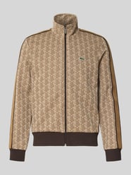 Regular Fit Sweatjacke mit Baumwoll-Anteil von Lacoste Beige - 30