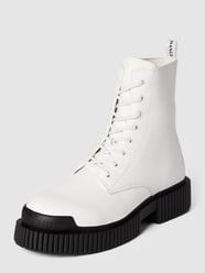 Veterboots met labeldetails van ARMANI EXCHANGE Wit - 32