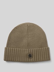 Beanie van zuivere scheerwol, model 'FATI' van BOSS Beige - 37