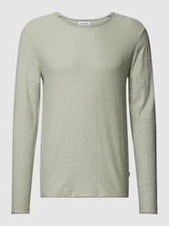 Strickpullover mit Rollsaum Modell 'SLUB KNIT CREW NECK' von Jack & Jones Grau - 40