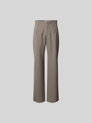 Stoffhose mit Kellerfalten von WON HUNDRED - 39