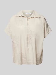 Blusenshirt mit Reverskragen von ZABAIONE Beige - 14