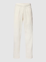 Sweatpants mit Logo-Streifen Modell 'STRAIGHT' von adidas Originals Weiß - 38