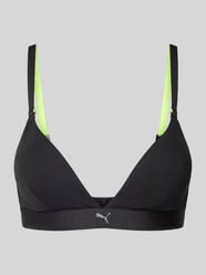 Biustonosz typu bralette o trójkątnym kształcie z regulowanymi ramiączkami od PUMA - 5