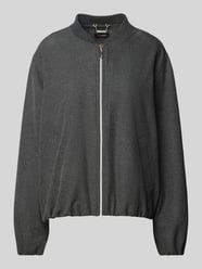 Blouson met deelbare ritssluiting van More & More Grijs / zwart - 7