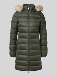 Slim fit gewatteerde lange jas met vulling van dons en veren van Tommy Jeans - 41