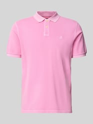 Koszulka polo Regular Fit z czystej bawełny od Marc O'Polo Fuksjowy - 44