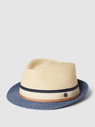 Hut mit Label-Detail Modell 'Trilby' von bugatti Beige - 3