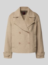 Kurzmantel aus Lanawoll-Mix Modell 'PEACOT' von Stefanel - 5