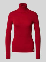 Longsleeve mit Rollkragen von Calvin Klein Jeans Bordeaux - 18