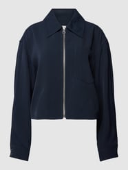 Jacke mit Umlegekragen von Marc O'Polo Blau - 15