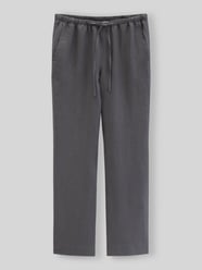 Straight Fit Leinenhose aus reinem Leinen von Marc O'Polo - 3