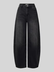 Regular Fit Barrel Jeans mit Teilungsnähten von OPUS - 30