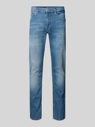 Jeansy o kroju slim fit z mieszanki bawełny model „SCANTON SLIM” od Tommy Jeans - 40