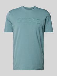 T-Shirt mit Label-Print Modell 'ALPHY' von Guess Activewear Blau - 11