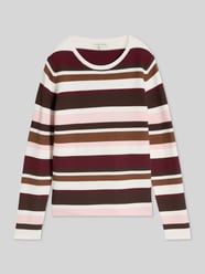 Regular Fit Pullover mit gerippten Abschlüssen von Tom Tailor - 42