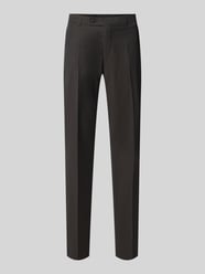 Pantalon van scheerwolmix model 'Birdseye' van HECHTER PARIS - 32