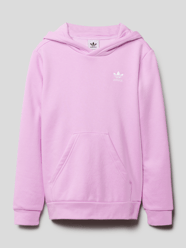 Hoodie mit Label-Stitching von adidas Originals Lila - 1