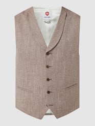 Weste aus Baumwolle Modell 'Paddy' von CG - Club of Gents Rot - 12