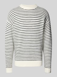 Gebreide pullover met streepmotief, model 'SOHO OLLIE' van Jack & Jones - 41