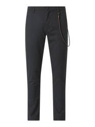 Cropped Slim Fit Stoffhose mit Stretch-Anteil Modell 'Travis' von !Solid - 46