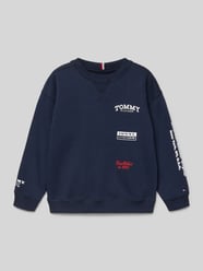 Bluza o kroju regular fit z mieszanki bawełny od Tommy Hilfiger Kids - 9