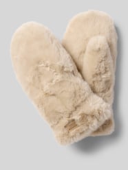 Dameshandschoenen met labeldetail van Kurt Beines Beige - 30