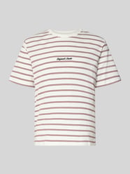 T-shirt w paski z okrągłym dekoltem od JACK & JONES - 47