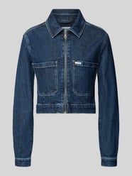 Cropped Jeansjacke mit Reißverschluss von GUESS Jeans - 22