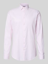 Slim Fit Business-Hemd mit Kentkragen und extra langem Arm von Jake*s Pink - 40