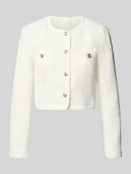 Slim Fit blazer in bouclé-look model 'JOLE' van GUESS - 34