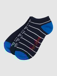 Sneakersocken mit Stretch-Anteil im 3er-Pack  von Pepe Jeans Blau - 31
