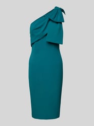 Cocktailkleid mit One-Shoulder-Träger von Adrianna Papell Blau - 29