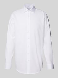 Regular Fit Business-Hemd mit Strukturmuster von SEIDENSTICKER REGULAR FIT Weiß - 10