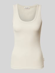 Slim Fit Tank Top aus Baumwoll-Mix von Marc O'Polo Beige - 18