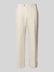 Leinenhose mit Gesäßtaschen von Christian Berg Men Beige - 17